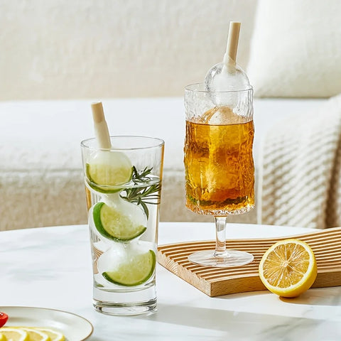 ¡EXCLUSIVO! IceLattice® 🍡 Molde De Hielo Con Pajilla x2 unidades