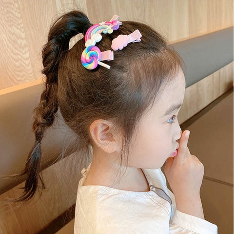 ¡EXCLUSIVO! Kiut® Pinzas De Caricaturas Para Niñas Set x42 Unidades