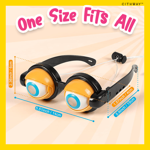 ¡EN TENDENCIA! 🤓 EyesWay™ Gafas Divertidas Ojos Locos